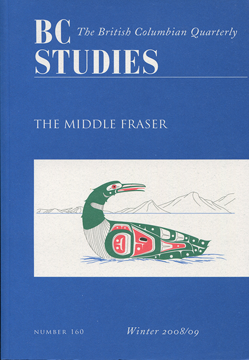 Product Image of: BC Studies no. 160 Winter 2008-2009