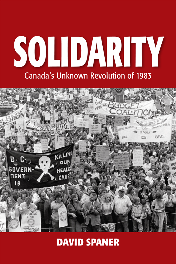 Cover: Solidarity: Canada’s Unknown Revolution of 1983